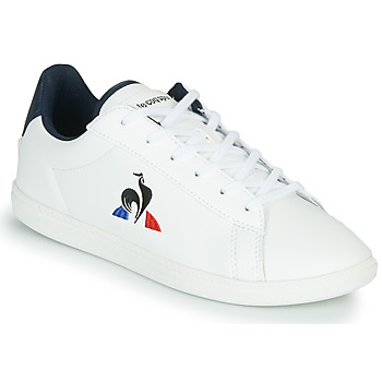 Shoes Children Low top trainers Le Coq Sportif COURTSET GS White / Blue