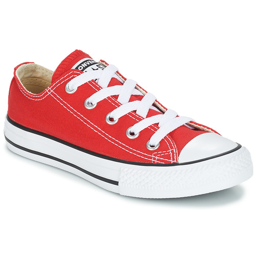 Converse CHUCK TAYLOR ALL STAR CORE OX Red - Free delivery Spartoo NET ! - Low top trainers Child USD/$53.00