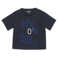 Clothing Girl short-sleeved t-shirts Emporio Armani 6H3T7R-2J4CZ-0926 Marine