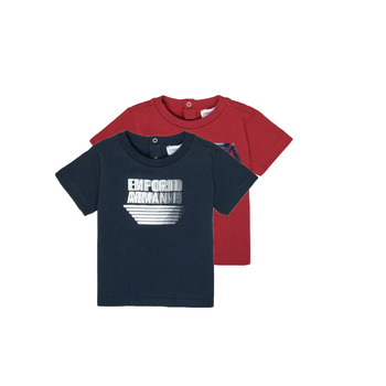 material Boy short-sleeved t-shirts Emporio Armani 6HHD22-4J09Z-0353 Multicolour
