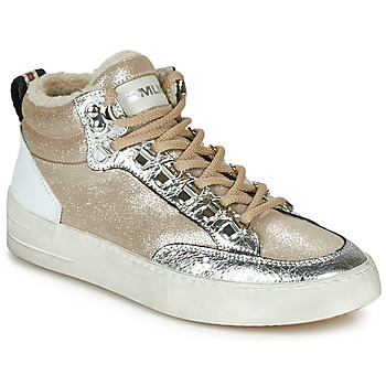 Shoes Women High top trainers Meline STRA5056 Beige / Gold