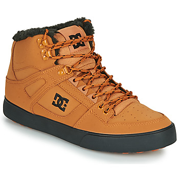 Shoes Men High top trainers DC Shoes PURE HT WC WNT Camel