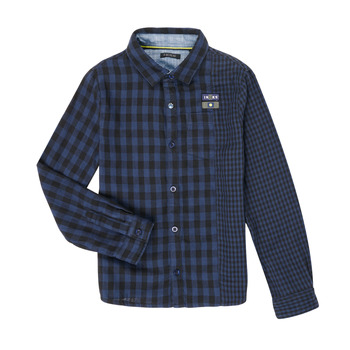 material Boy long-sleeved shirts Ikks XR12123 Blue