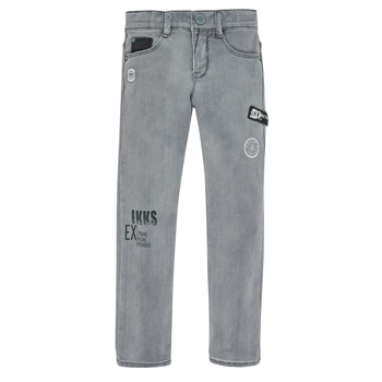 Clothing Boy slim jeans Ikks XR29123 Grey