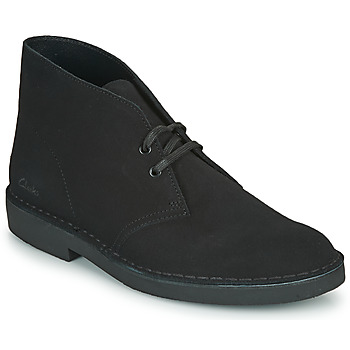 Shoes Men Mid boots Clarks DESERT BOOT 2 Black