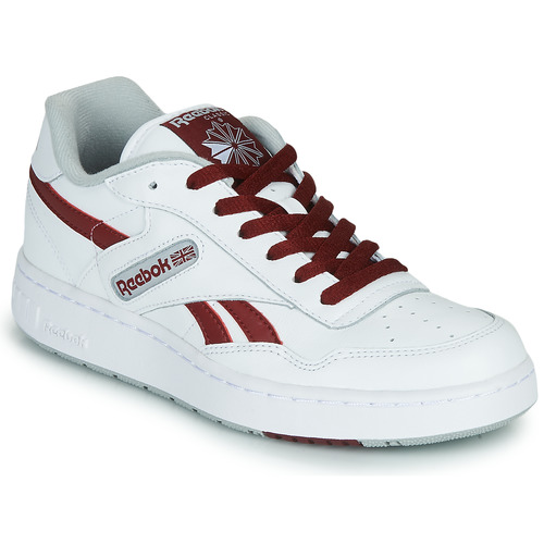 Reebok Classic BB White / Bordeaux - Free delivery | Spartoo NET ! - Shoes Low top trainers
