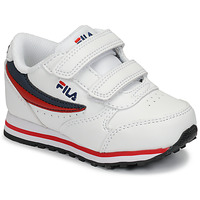 Shoes Children Low top trainers Fila ORBIT VELCRO INFANTS White / Blue