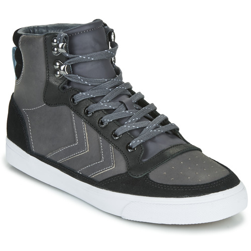 hummel STADIL Black / Grey - Free delivery Spartoo ! Shoes High top trainers USD/$96.80