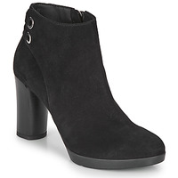 Shoes Women Ankle boots Geox ANYLLA HIGH Black