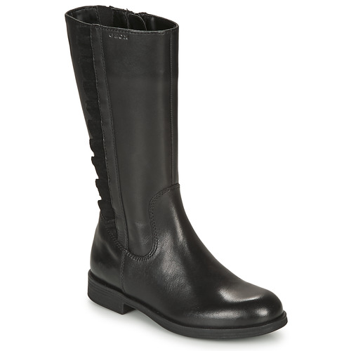 Shoes Girl Boots Geox AGGATA Black