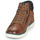 Shoes Men High top trainers Redskins ZOUK Brown