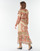 Clothing Women Long Dresses Cream SANNIE DRESS Multicoloured