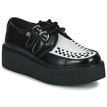 Shoes Derby shoes TUK Viva Hi Sole Creeper Black / White