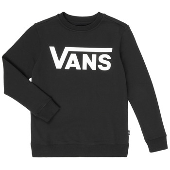 Clothing Children sweaters Vans VANS CLASSIC CREW Black