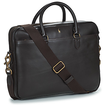 Polo Ralph Lauren COMMUTER-BUSINESS CASE-SMOOTH LEATHER Brown