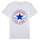 Clothing Boy short-sleeved t-shirts Converse CORE CHUCK PATCH TEE White