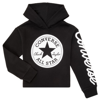 material Girl sweaters Converse CHUCK PATCH CROPPED HOODIE Black