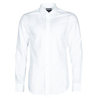 Clothing Men long-sleeved shirts G-Star Raw DRESSED SUPER SLIM SHIRT LS White