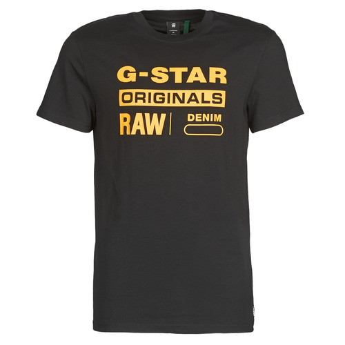 G-Star Raw COMPACT JERSEY O Black - Free delivery | Spartoo NET ! - Clothing t-shirts Men USD/$32.00