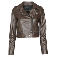 Clothing Women Leather jackets / Imitation le Oakwood YOKO Brown
