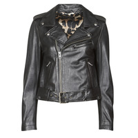 material Women Leather jackets / Imitation le Oakwood RADIO Black