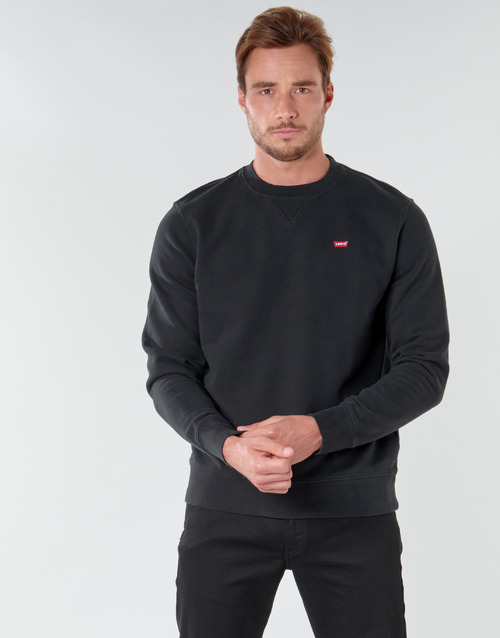 Clothing Men sweaters Levi's NEW ORIGINAL CREW Black