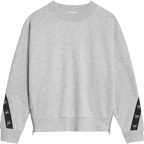 Clothing Girl sweaters Calvin Klein Jeans IG0IG00687-PZ2 Grey