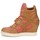 Shoes Women High top trainers Ash COCA Brown / Coral