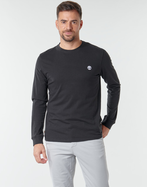 Timberland LS Dunstan River Tee Black - Free delivery | Spartoo NET ! -  Clothing Long sleeved shirts Men