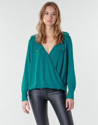 material Women Blouses Marciano SALLY CREPE TOP Green