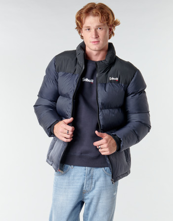 Clothing Men Duffel coats Schott UTAH Marine / Black