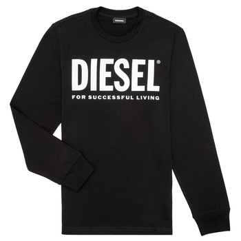 material Children Long sleeved shirts Diesel TJUSTLOGO ML Black