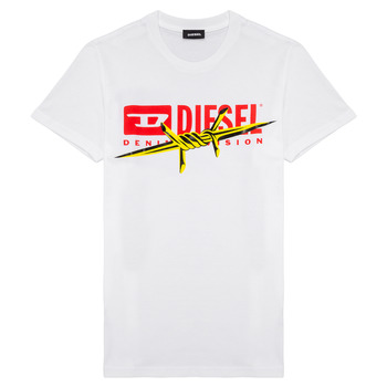 Clothing Boy short-sleeved t-shirts Diesel TDIEGOBX2 White
