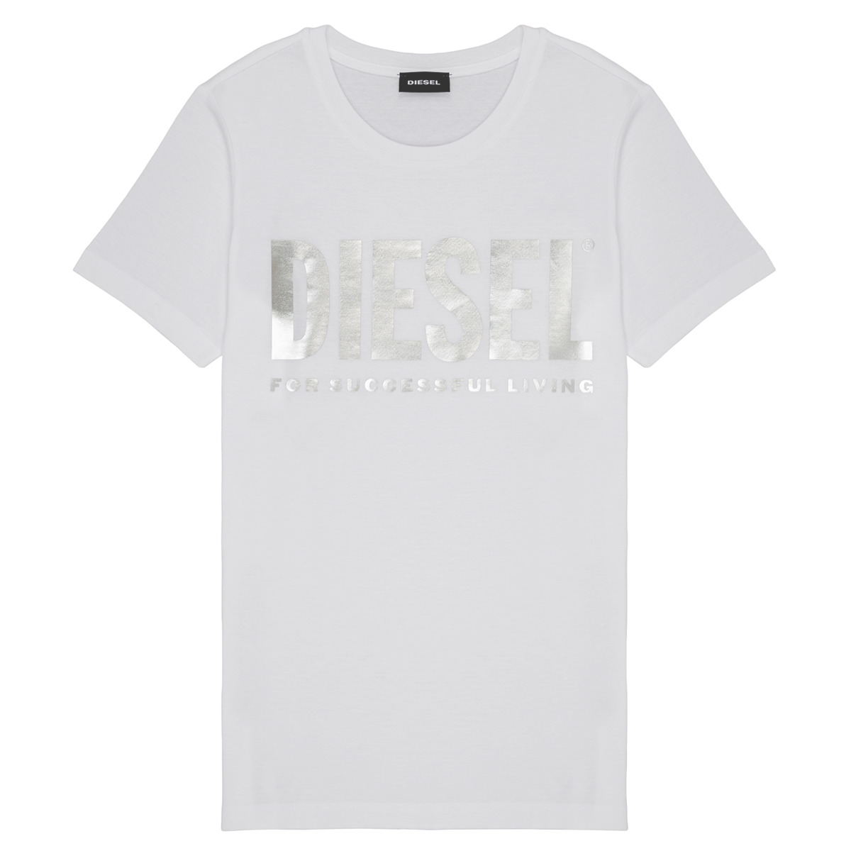 Clothing Girl short-sleeved t-shirts Diesel TSILYWX White