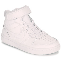 Shoes Children High top trainers Nike COURT BOROUGH MID 2 PS White
