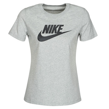material Women short-sleeved t-shirts Nike W NSW TEE ESSNTL ICON FUTUR Grey