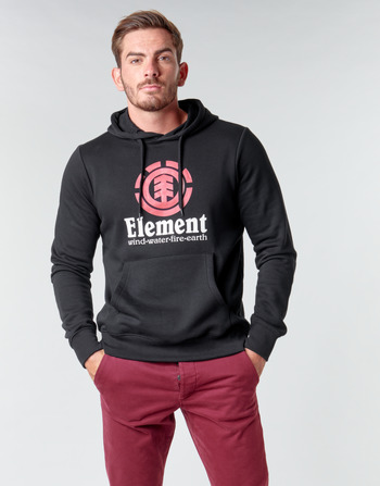 Clothing Men sweaters Element VERTICAL HOOD Black