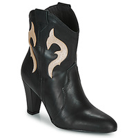 Shoes Women Ankle boots Fericelli NARLOTTE Black / Gold