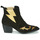 Shoes Women Ankle boots Fericelli NAUSSON Black / Gold