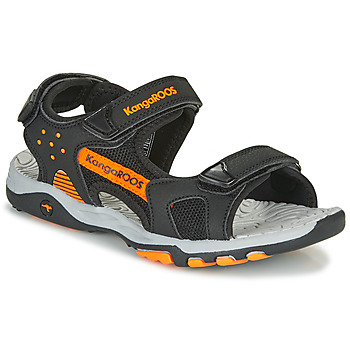 Shoes Boy Sports sandals Kangaroos K-Celtic Black / Orange