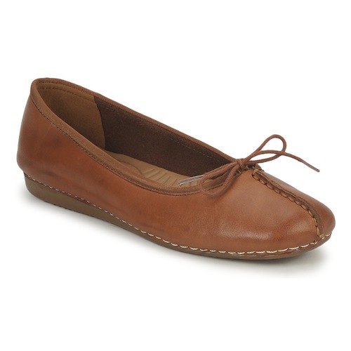 Clarks FRECKLE ICE Brown - delivery | Spartoo NET ! - Shoes Ballerinas USD/$96.00