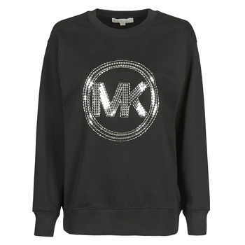 material Women sweaters MICHAEL Michael Kors MK CRCL CLSC SWTSHRT Black