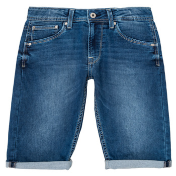 material Boy Shorts / Bermudas Pepe jeans CASHED SHORT Blue