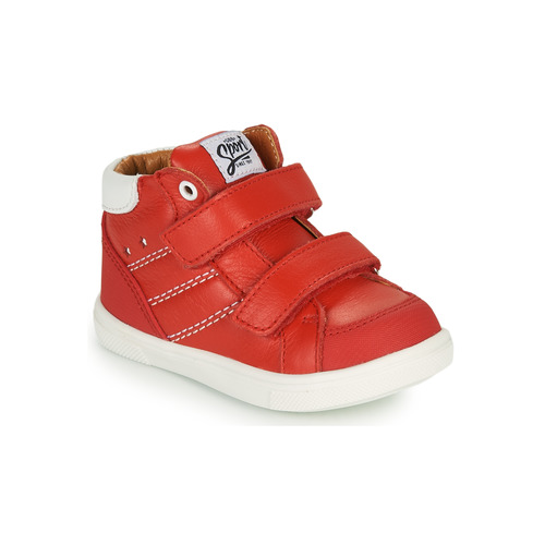 Shoes Boy High top trainers GBB MORISO Red