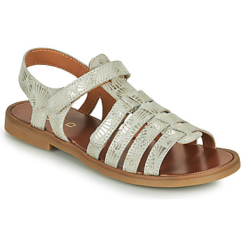 Shoes Girl Sandals GBB KATAGAMI Beige / Gold