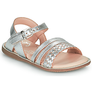 Shoes Girl Sandals Little Mary LIME Silver