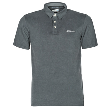 material Men short-sleeved polo shirts Columbia NELSON POINT POLO Grey