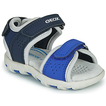 Shoes Boy Sandals Geox SANDAL PIANETA Blue