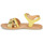 Shoes Girl Sandals Geox J SANDAL EOLIE GIRL Yellow / Gold