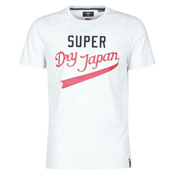 material Men short-sleeved t-shirts Superdry COLLEGIATE GRAPHIC TEE 185 Grey